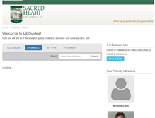 Tablet Screenshot of libguides.cshgreenwich.org